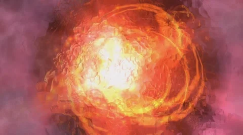 Digital Animation of a cosmic Swirl Stock Footage 47375692