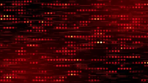 Digital animation on dark background Video stock 253986310