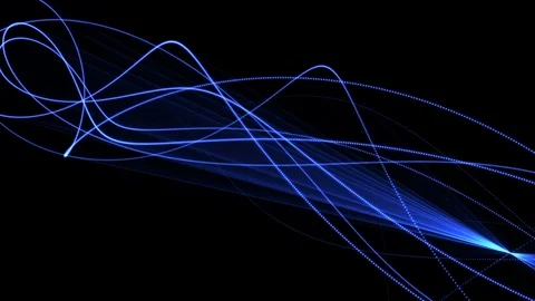 Digital Animation of Data Numbers Particles Background Stock Footage 98550421