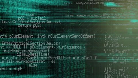 Digital animation of data processing against microprocessor connections on black Video stock 172334357