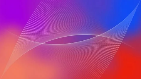 Digital animation of digital wave texture pattern moving against gradient Video stock 172333549