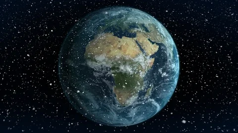 Digital animation of earth globe rotatin... | Stock Video | Pond5