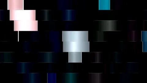 Digital animation featuring neon color gradients forming dynamic and elegant Video stock 329183598