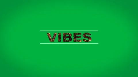Digital animation of fire burning vibes text in between two parallel lines Stock Footage 324947512