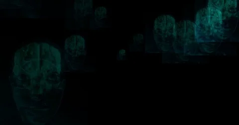 Digital animation of a ghostly and dreamlike scenery Stock-Footage 70519146