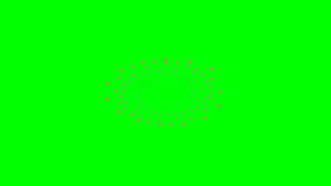 A digital animation of glowing orange particles forming a swirling vortex Stock Footage 340266249