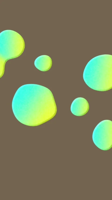 Digital animation of gradient liquid texture abstract shape against copy space Stock Footage 341991242