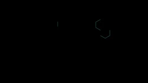 Digital animation - a group of cannabinoid molecules Stock Footage 105965086