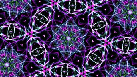Digital Animation of a kaleidoscopic Mandala Stock Footage 83582437