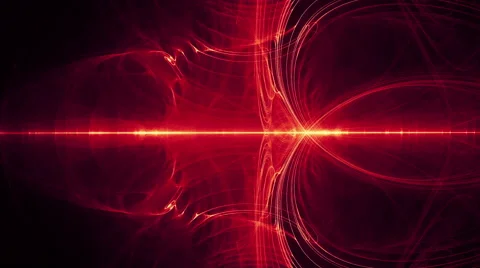 Digital Animation of Light Effects Stock-Footage 65306197