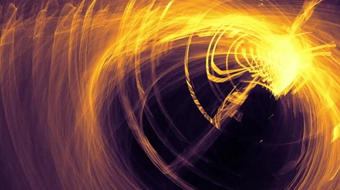 Digital Animation of Light Effects Stock Footage 65308411