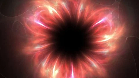 Digital Animation of a looping Fractal Shape Stock Footage 80230336