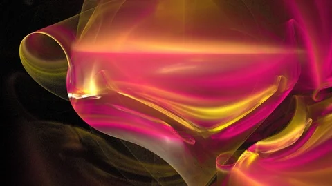 Digital Animation of a looping Fractal Shape Stock Footage 99465061