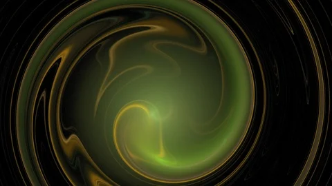 Digital Animation of a looping Fractal Shape Stock-Footage 100115389