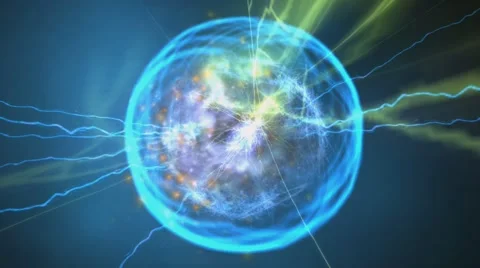 Digital Animation of magic Flashes Stock-Footage 47375468