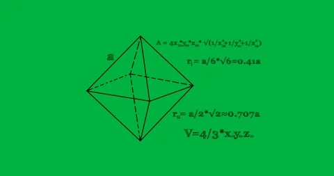 Digital animation of mathematical equations and diagrams against white Stock Footage 325367059