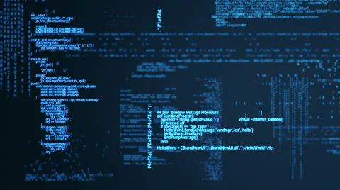 Digital animation of matrix Video stock 59717453