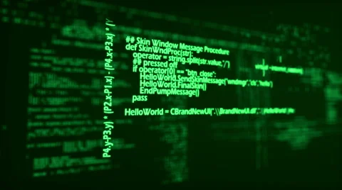 Digital animation of matrix | Stock Video | Pond5