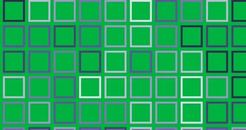 Digital animation of multiple purple square shapes in seamless pattern against 스톡 동영상 325645806