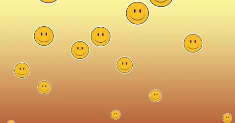 Digital animation of multiple smiling fa... | Stock Video | Pond5