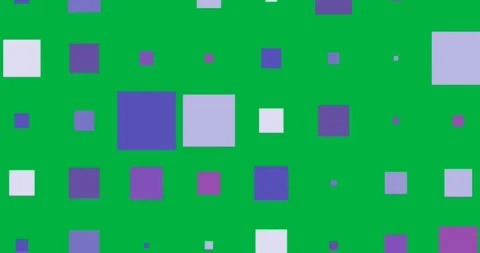 Digital animation of multiple square shapes in seamless pattern against black 스톡 동영상 325485091