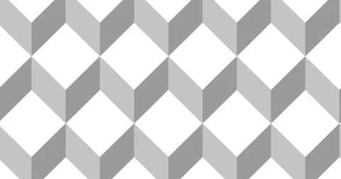 Digital animation of multiple white 3d cubes against grey background Stock Footage 328353131