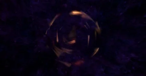 Digital Animation of a mystic Light Stock Footage 69884688