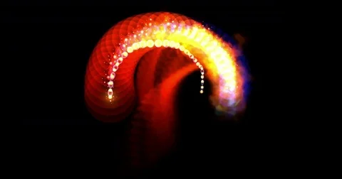 Digital Animation of a mystic Light Stock Footage 70400163