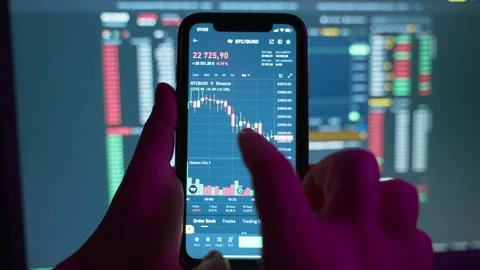 Digital animation of price changes in the stock market. Stock Footage 231415558