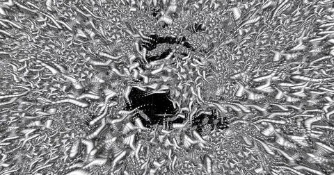 Digital animation of a quantity of appearing shapes Stock Footage 70405739