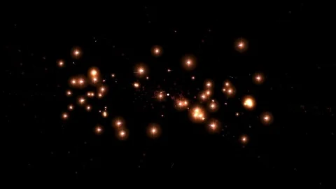 Digital Animation of reacting Particles Stock-Footage 79629758