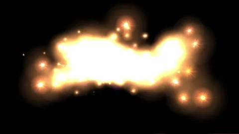 Digital Animation of reacting Particles Stock Footage 80245665