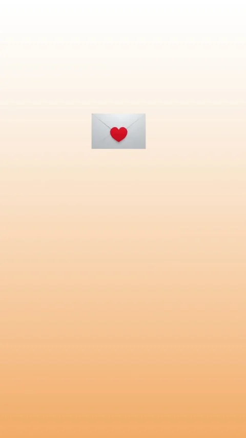 Digital animation of red heart on message icon floating against gradient Stock Footage 343902019