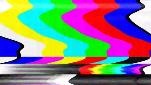 Digital animation  screen glitch effect Stock Footage 121603753