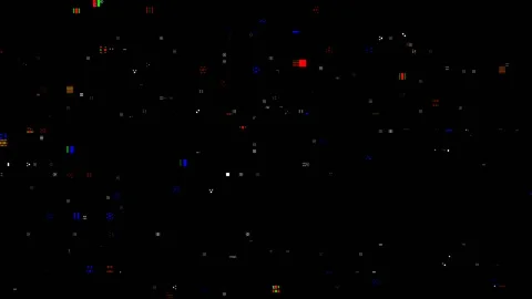 Digital animation  screen glitch effect Stock Footage 121603840