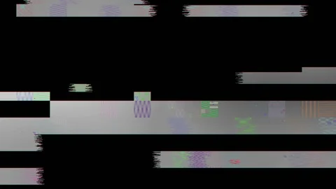 Digital animation  screen glitch effect Stock Footage 121603911