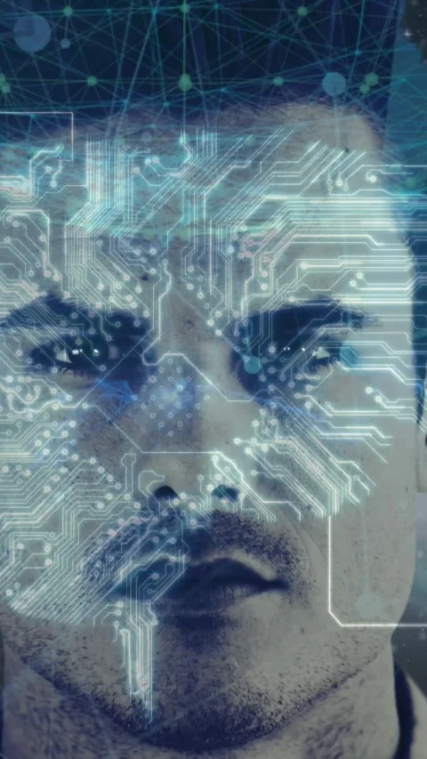 Digital animation showcases global computer network technology. Stock Footage 323780845