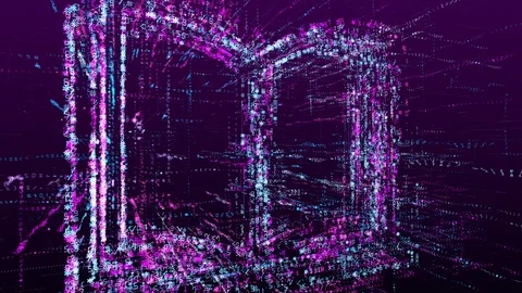 Digital animation of the sign of knowledge. Video stock 105097828