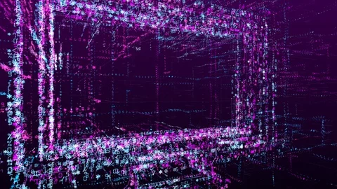 Digital animation of the sign of the screen or monitor Stock Footage 107256830