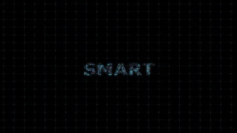 Digital animation, smart, with digital binary code, digital coding Stock Footage 104949177