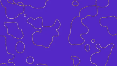 Digital animation of topography pattern moving against blue background Stock Footage 158687914