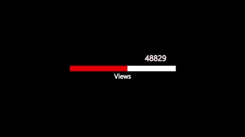 Digital Animation of Video going Viral Background. Popular Social Media Sta.. Stock Footage 310074783