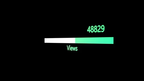 Digital Animation of Video going Viral Background. Popular Social Media Sta.. Stock Footage 310074815