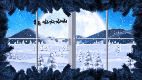 Snow Window Frame Animation Stock Footage ~ Royalty Free Stock Videos ...