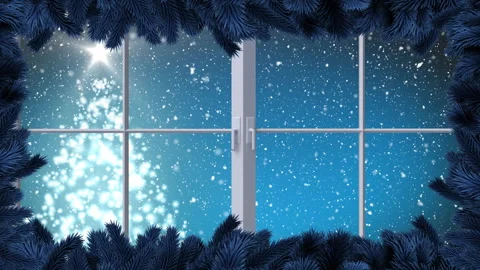 Snow Window Frame Animation Stock Footage ~ Royalty Free Stock Videos ...
