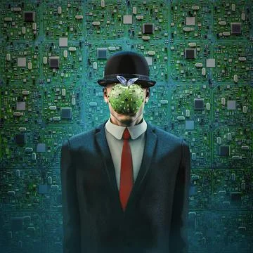 Digital anonymity Stock Illustration