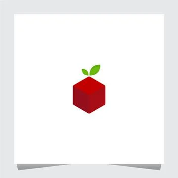 Digital Apple Logo Inspirations Template 스톡 일러스트
