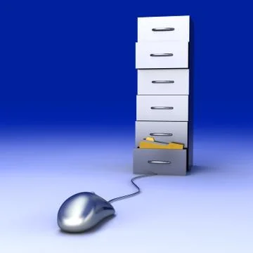 Digital archive 스톡 일러스트