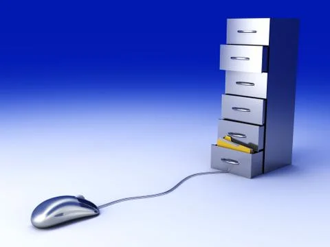 Digital archive 스톡 일러스트