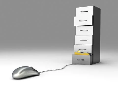 Digital archive 스톡 일러스트